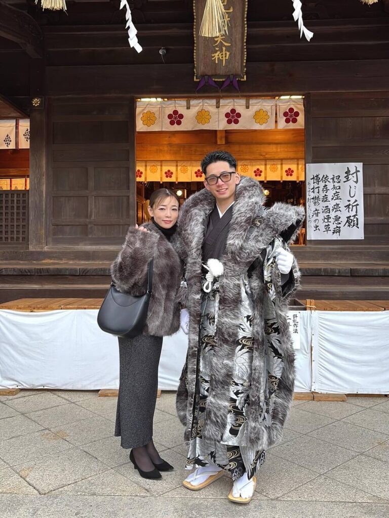 【実際の写真】息子さんとお母さん