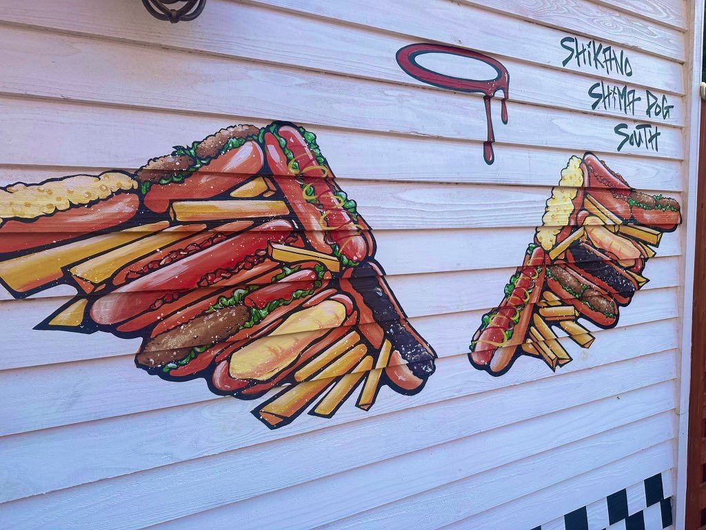 お店に描いた壁画⑦（dollyさんより提供）