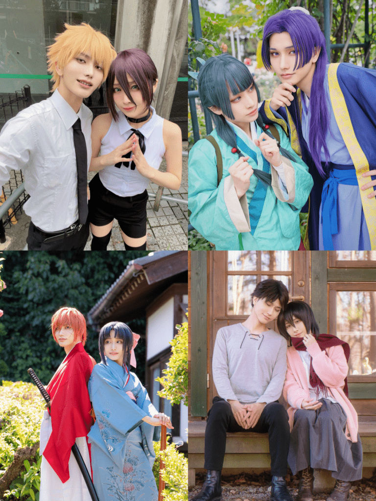 3人家族がコスプレした結果（＠mikan_packさんより提供）