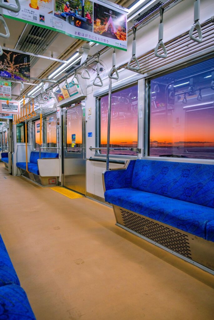 【実際の写真】電車で見たまさかの光景