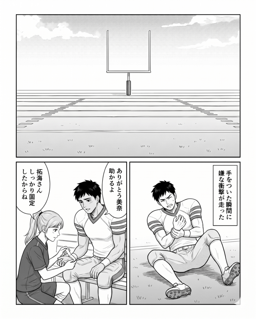 【実際のイラスト複数枚】　　半年後に下された診断