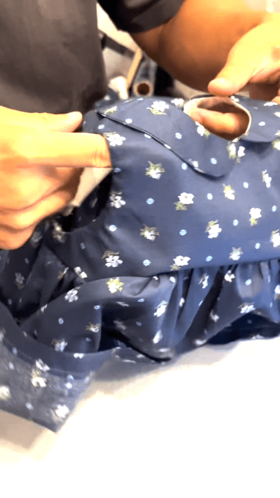 裁縫の様子⑧（＠sakurako_3046さんより提供）