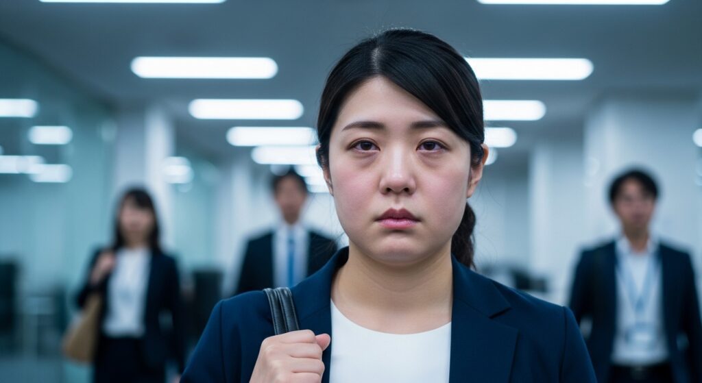 青ざめてむくんだ顔