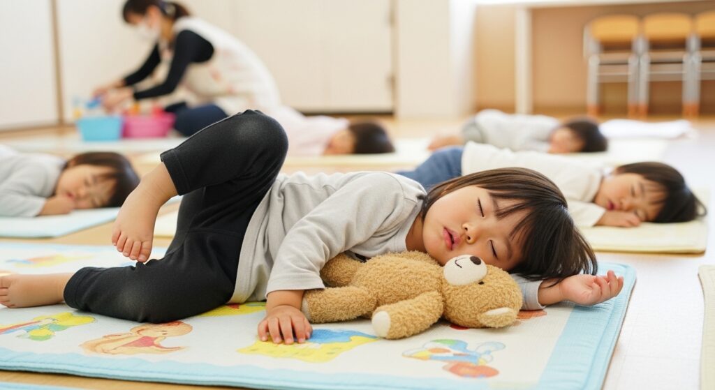 完全に無防備な寝姿