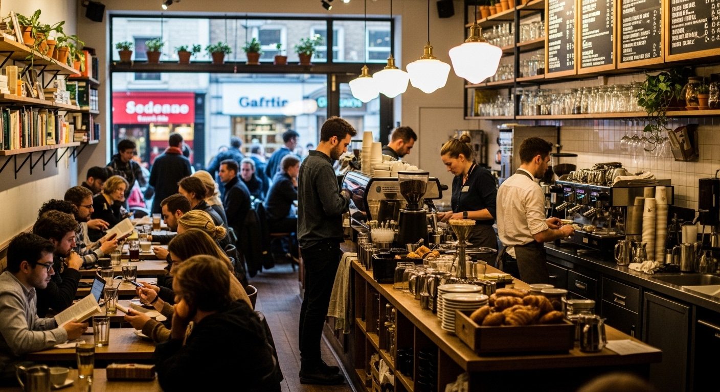 ランチタイムの店員「思わず拝みたくなりました」混雑する駅前カフェ。店員を救った小さな気遣いに「涙が出そうでした」「最高に有り難い」