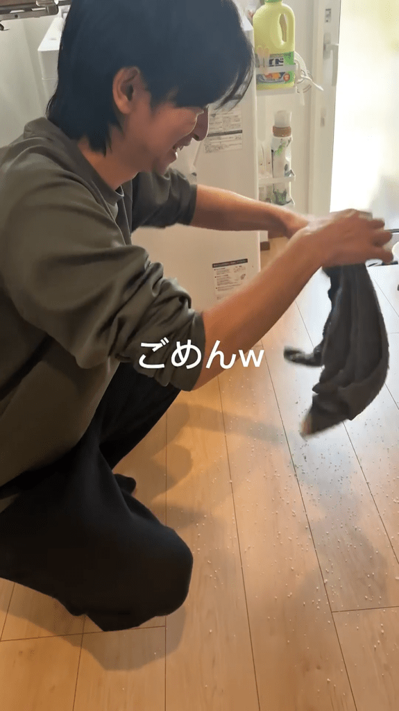 【実際の画像】　妻が見た光景