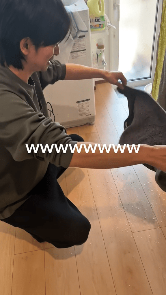 思わず笑ってしまったママさん（＠takeuma_familyさんより提供）