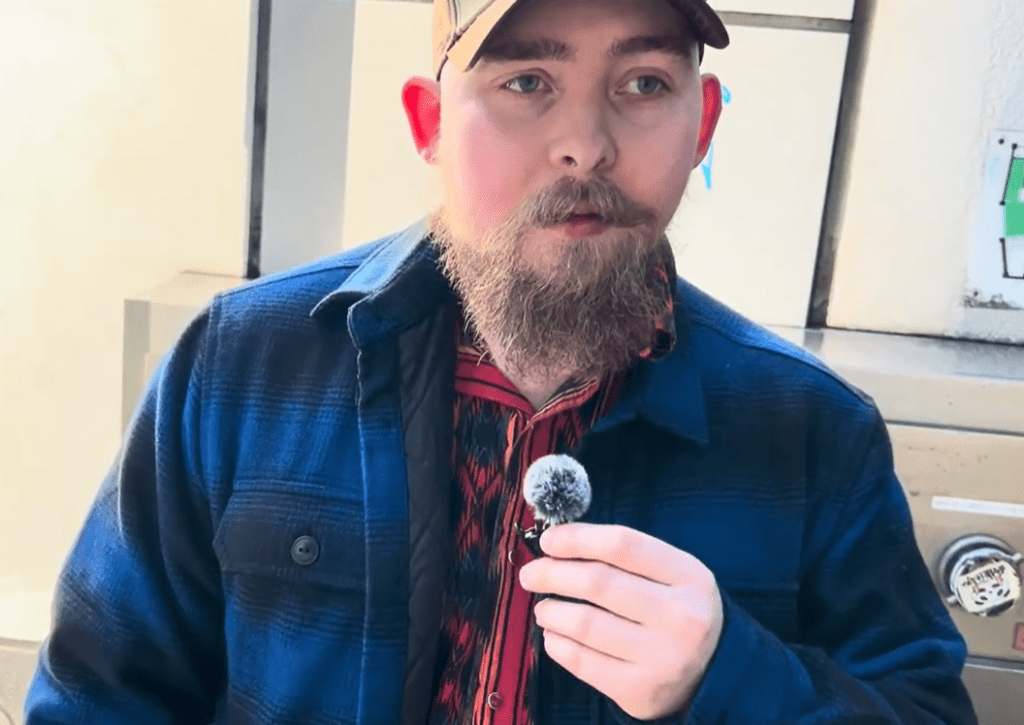 【実際の画像】　男性が見た光景