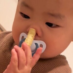 【実際の写真】息子さんのまさかの行動