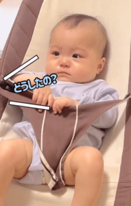 パパがちょっかいを出すと…（@wagako.life1003さんより提供）