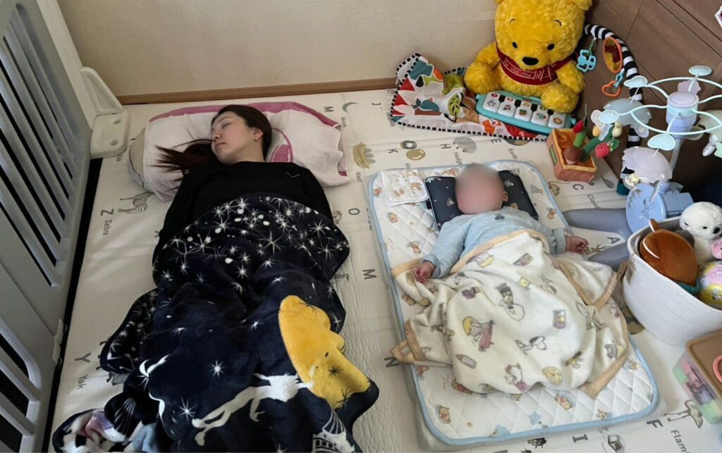 甥っ子さんの面倒を見ていたはずが…（＠akiho_yamashitaさんより提供）