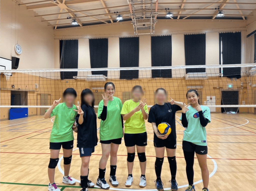 高校バレー部（堀さんより提供）