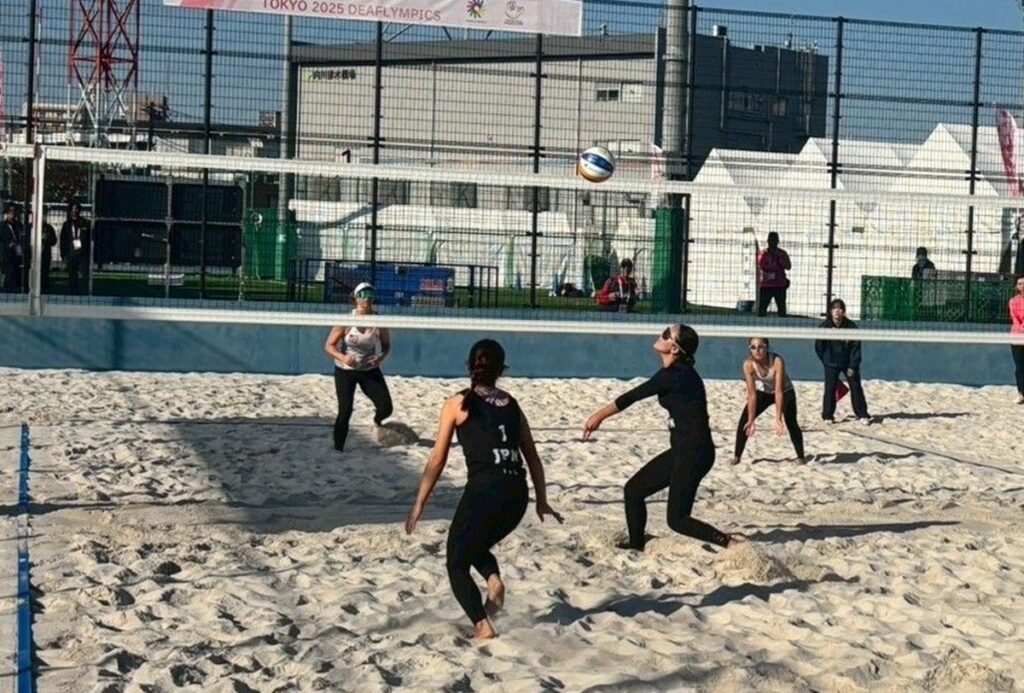 デフリンピック：アメリカ戦（堀さんより提供）