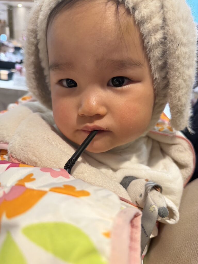 普段の娘さん⑤（＠pyontaro.11さんより提供）