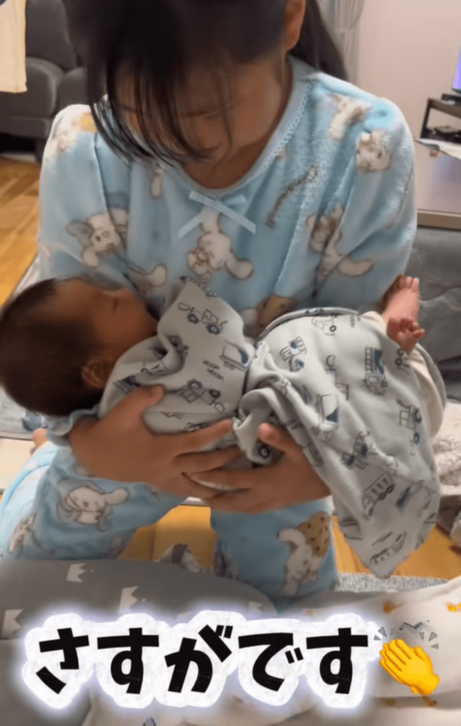 2回目も就寝（＠ponpon.family6さんより提供）