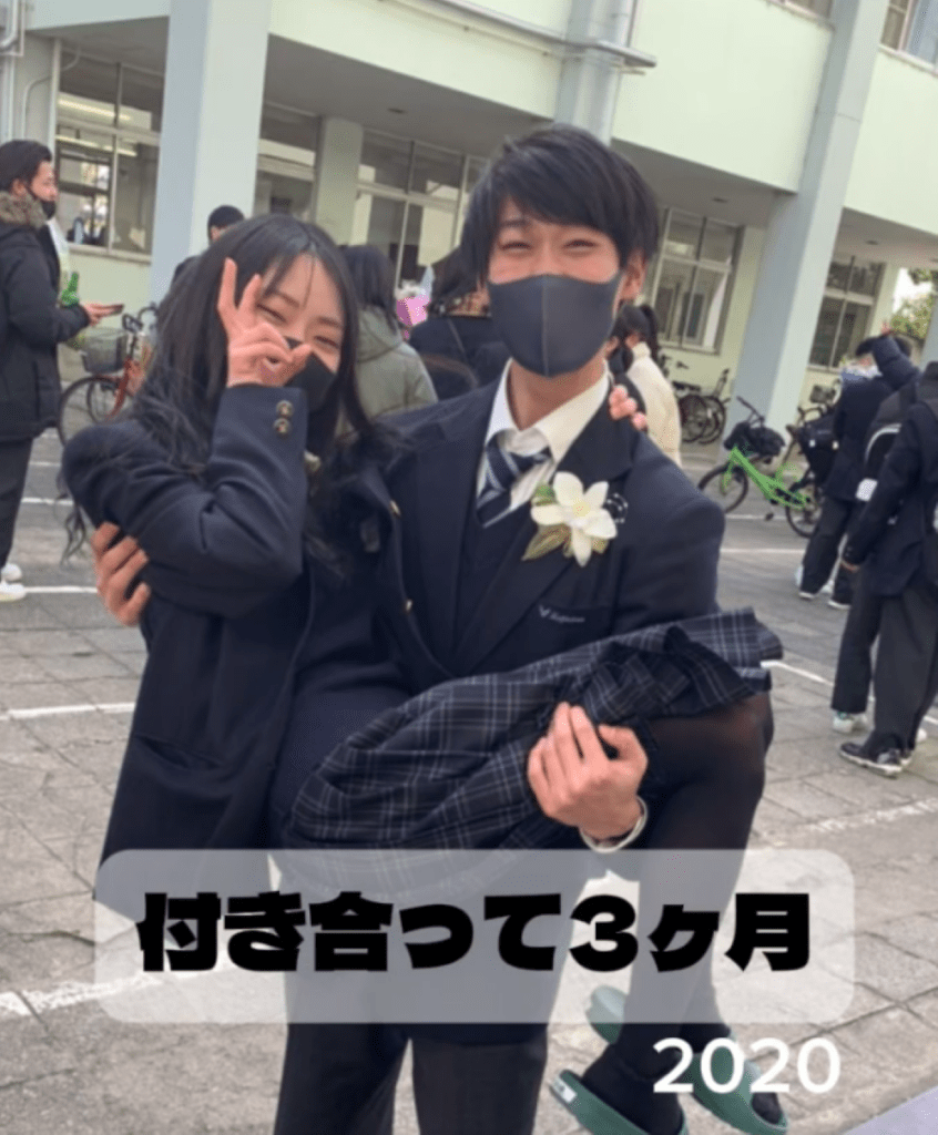 付き合って3ヶ月（＠daifuku88さんより提供）
