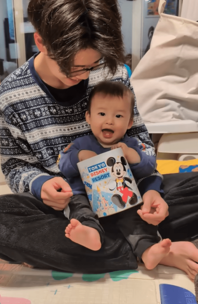 ドヤ顔をする弟くん（＠ahhkun215さんより提供）