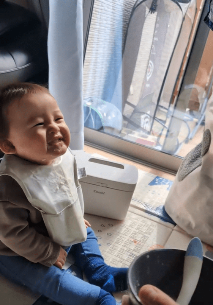 ニコニコの三男くん（＠ahhkun215さんより提供）