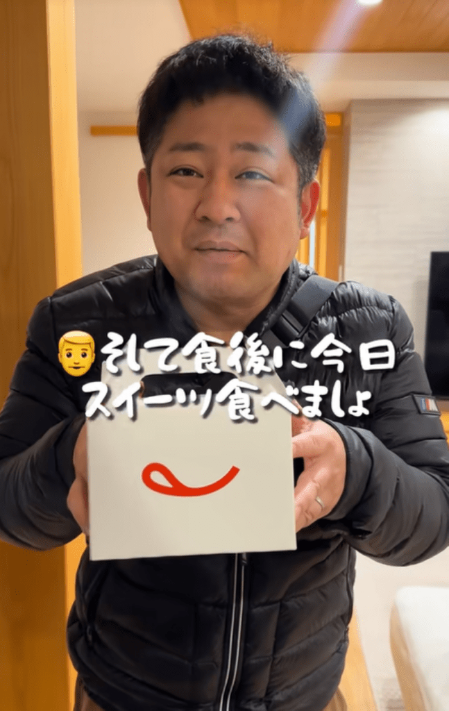 食後にスイーツを用意（＠danna_cawaiiさんより提供）