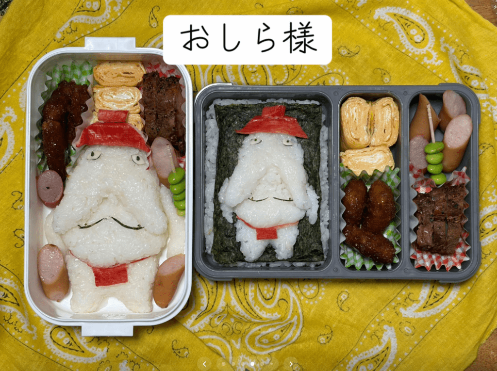 自作のキャラ弁⑨（＠yoro_28_ginさんより提供）