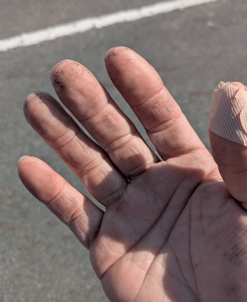 【実際の写真】男性が取った行動