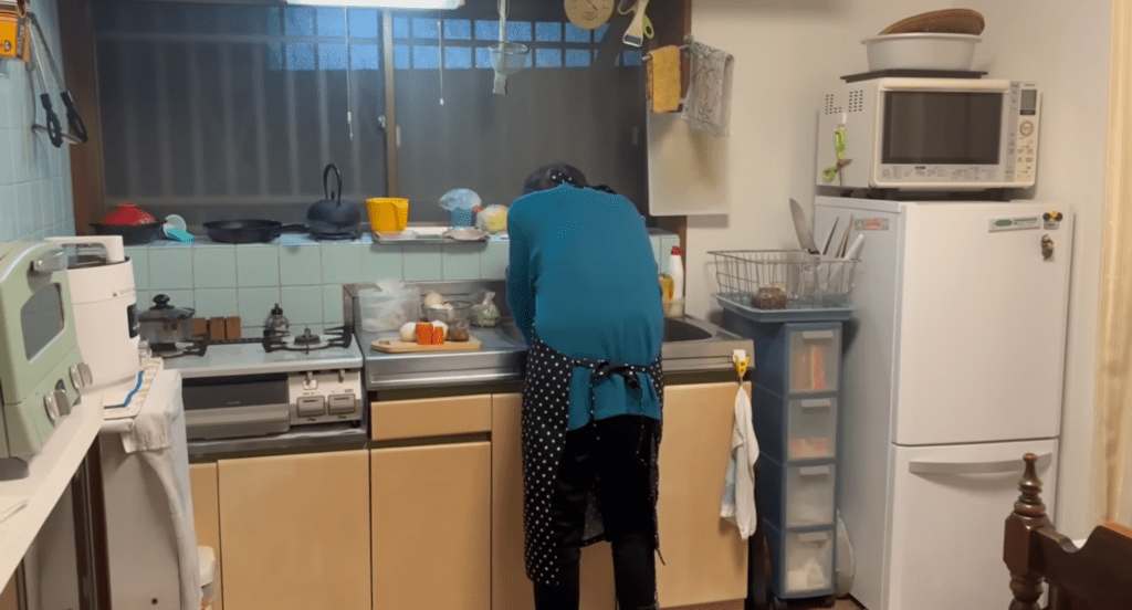 【実際の写真】おばあちゃんが作った夕食