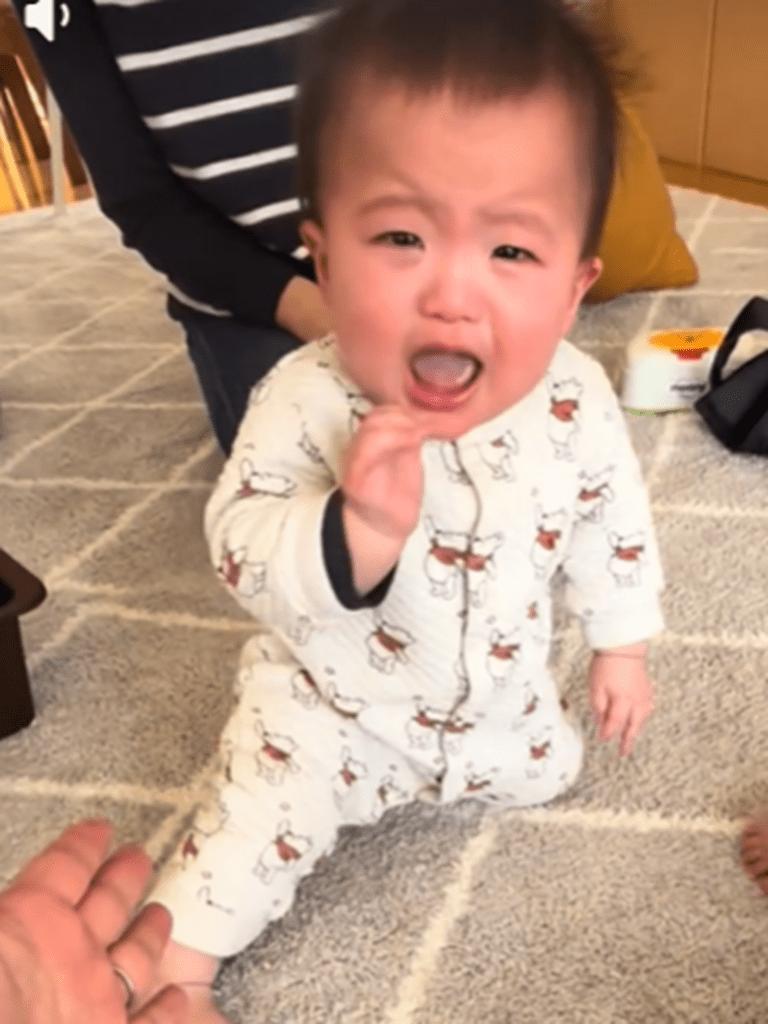 【実際の写真】2人のリアクション