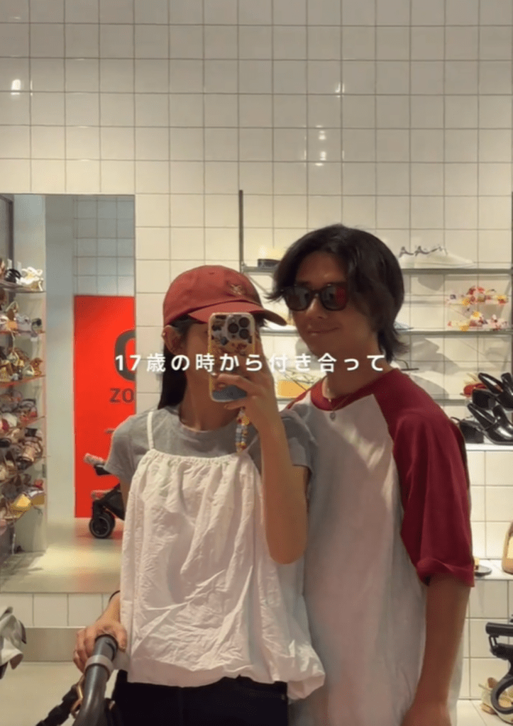 夫婦のツーショット①（＠0316rukiさんより提供）