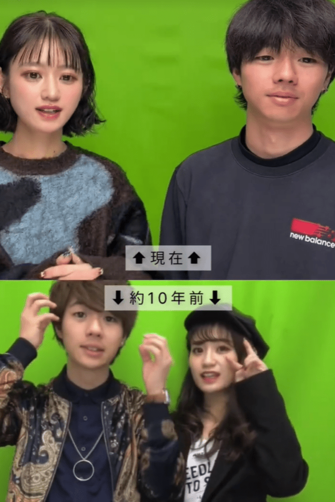 過去と現在の撮影風景①（＠0316rukiさんより提供）