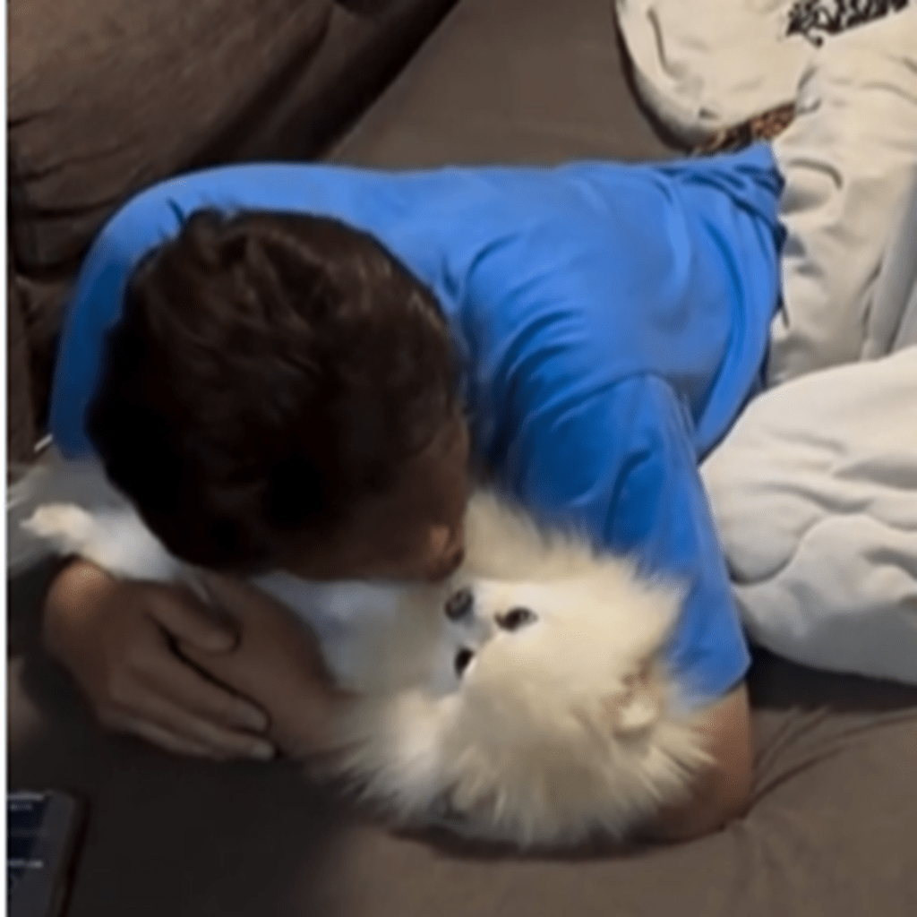 【実際の写真】振り返った瞬間