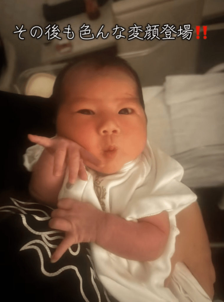 変顔（＠ichikamama0621さんより提供）