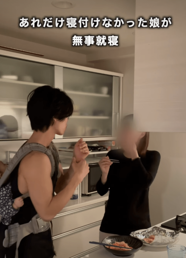 あれだけ眠れなかったのに！ぐっすり！（@machopapa.toshigoさんより提供）