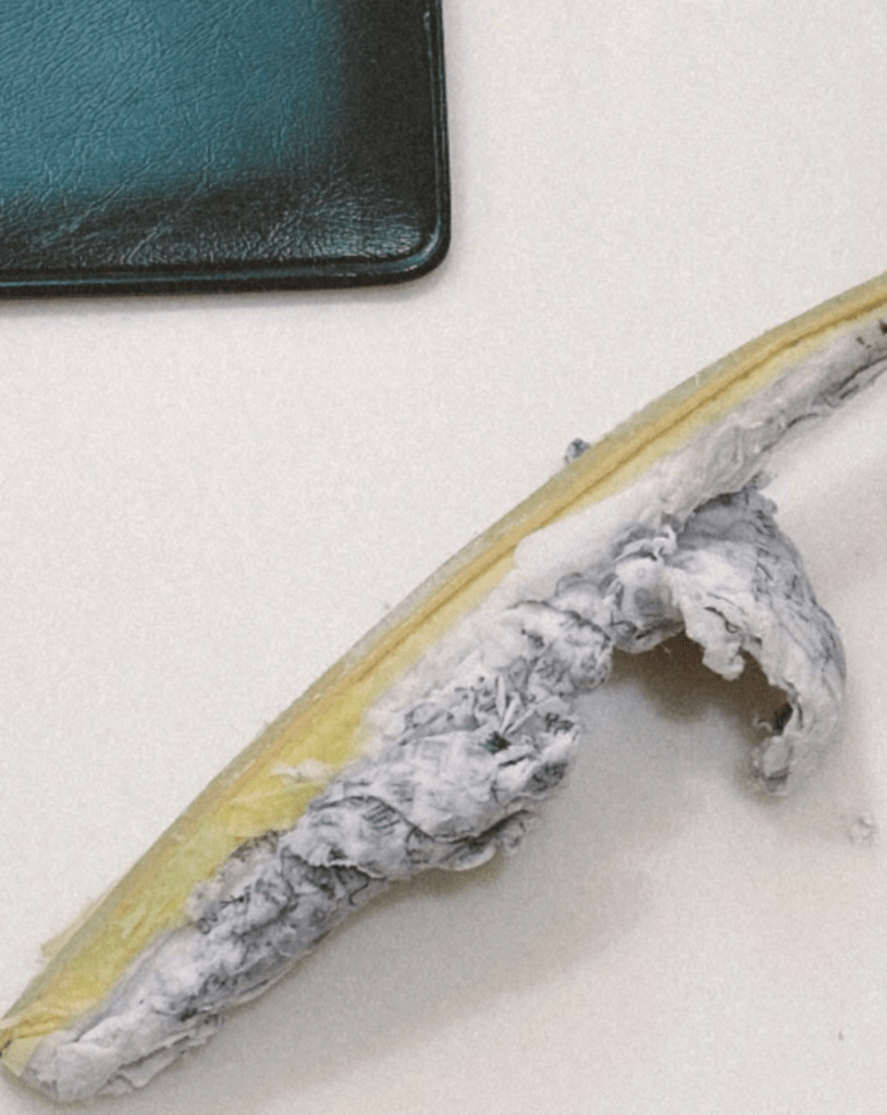 思わず洗濯してしまったこの物体とは（@hair_make.hitomiさんより提供）