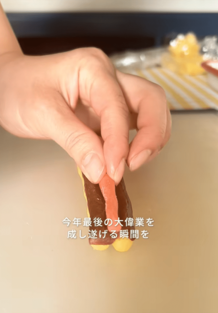 生地を組み合わせ（＠ozun_oyatsuさんより提供）