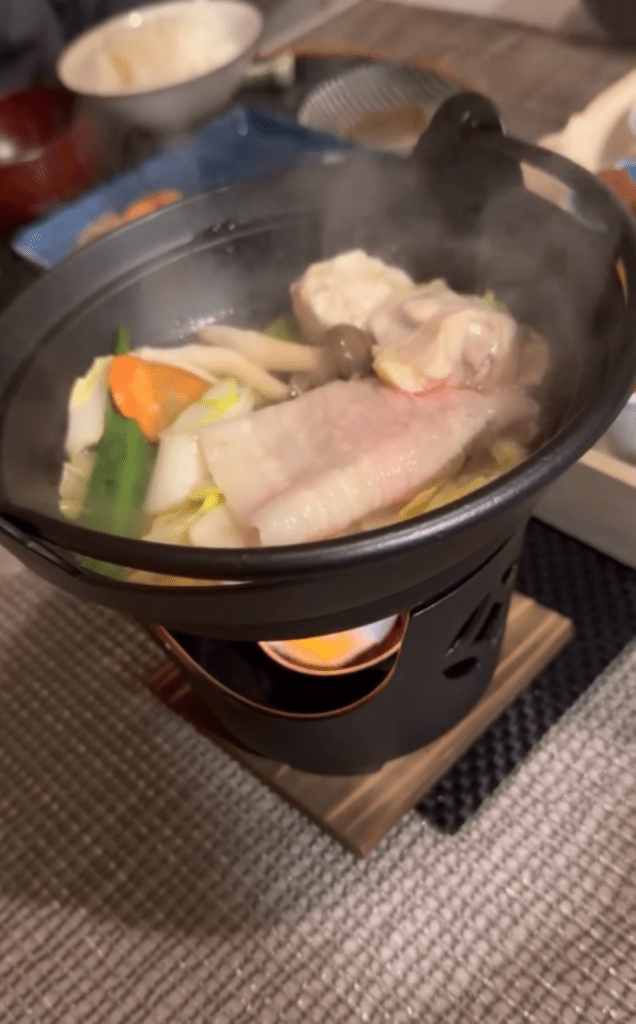 立ち上る湯気（＠chichichisuさんより提供）