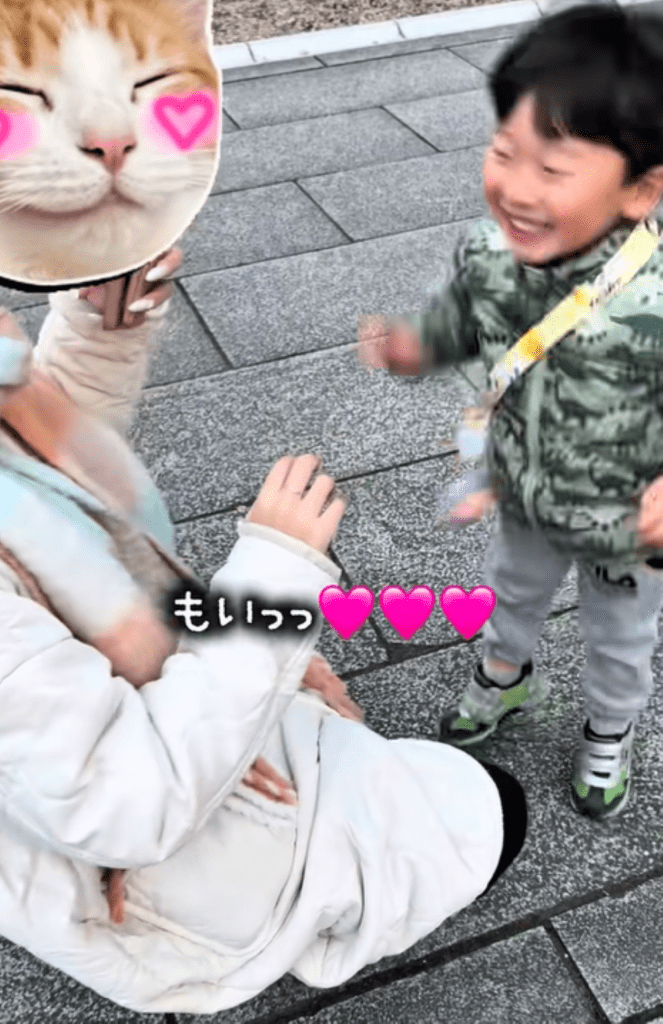 遊べると知って大喜び（＠yu_hima_daysさんより提供）