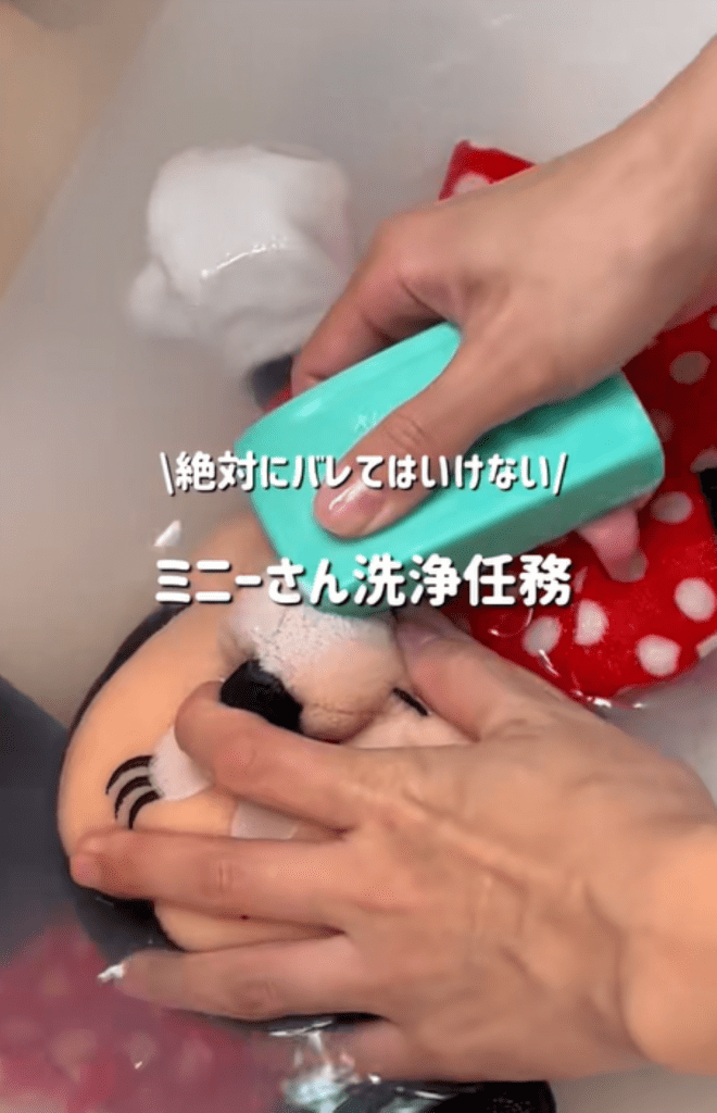 ぬいぐるみ洗浄任務（＠sayu__mama_さんより提供）