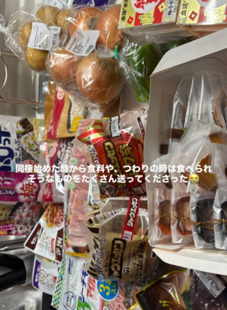 たくさんの食料（＠baby_12103さんより提供）