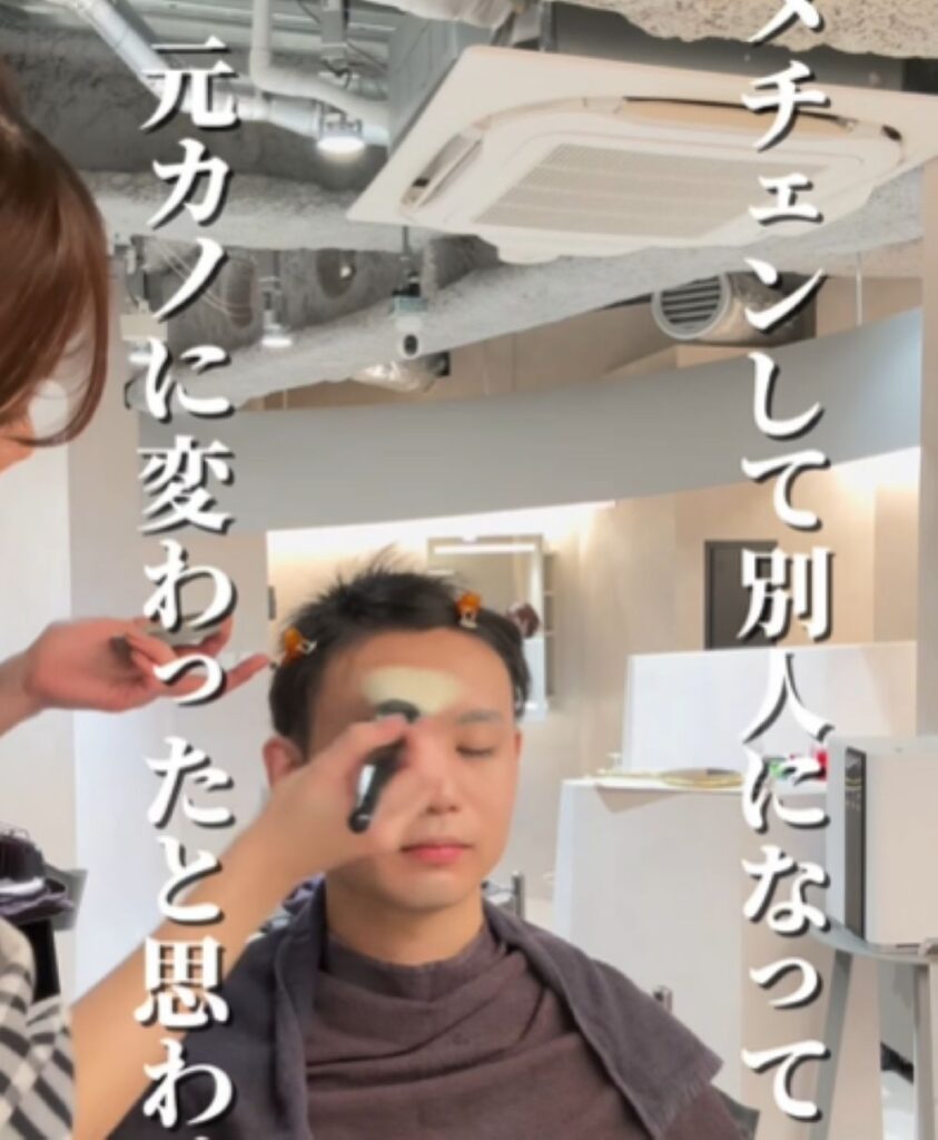 施術中④（＠lalaroomo_horikoshiさんより提供）