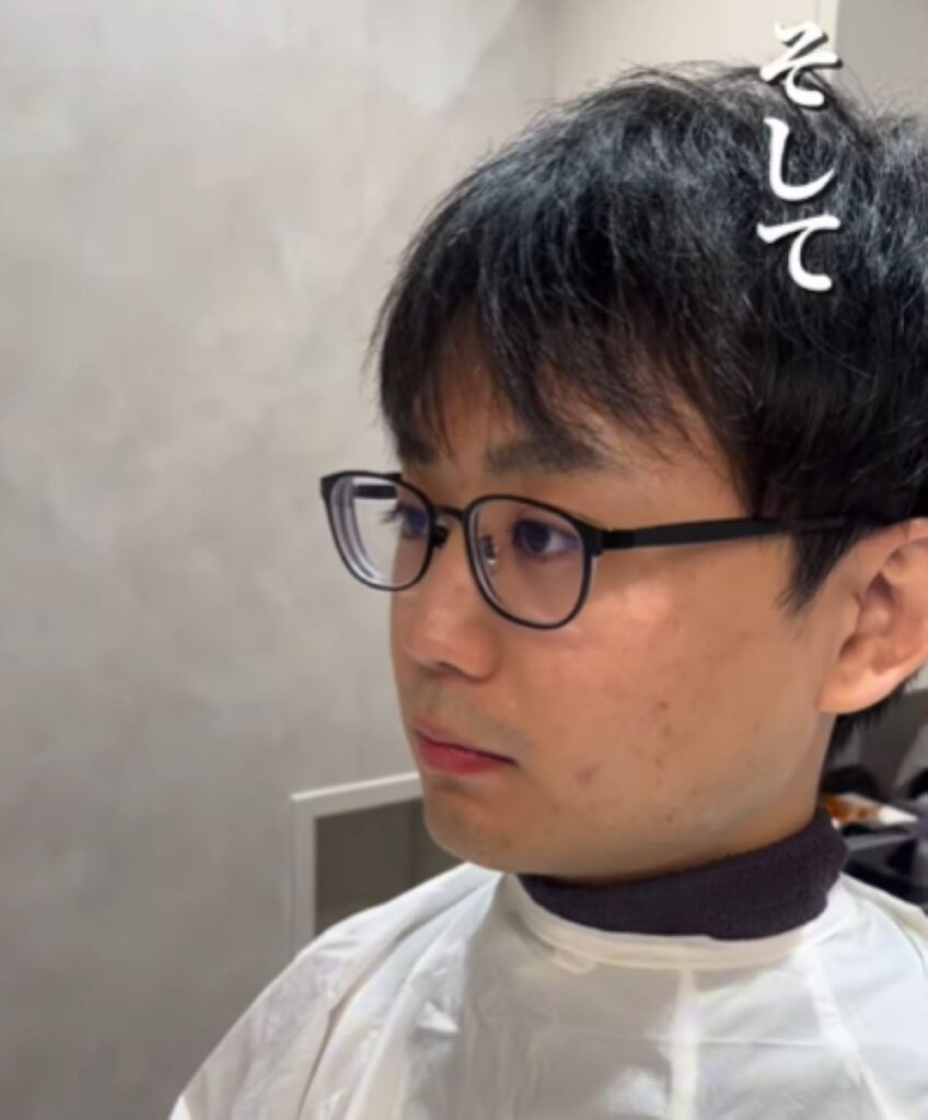 イメチェン前②（＠lalaroomo_horikoshiさんより提供）