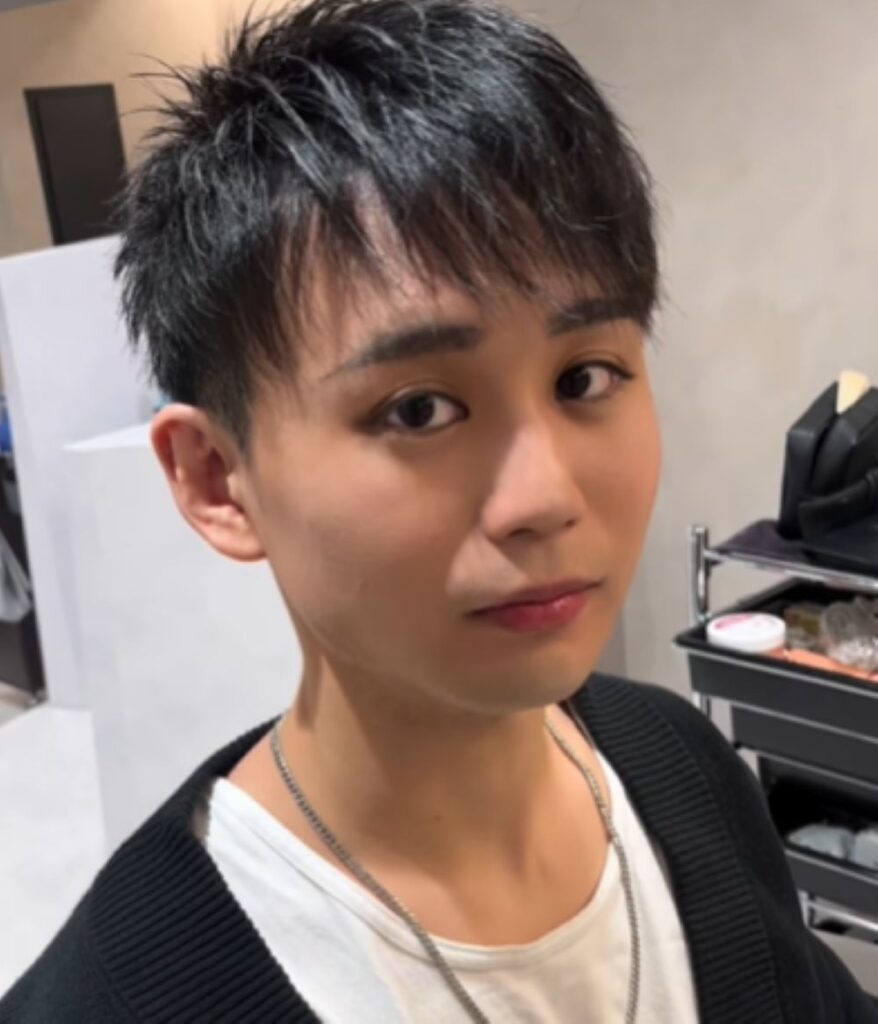 イメチェン後②（＠lalaroomo_horikoshiさんより提供）