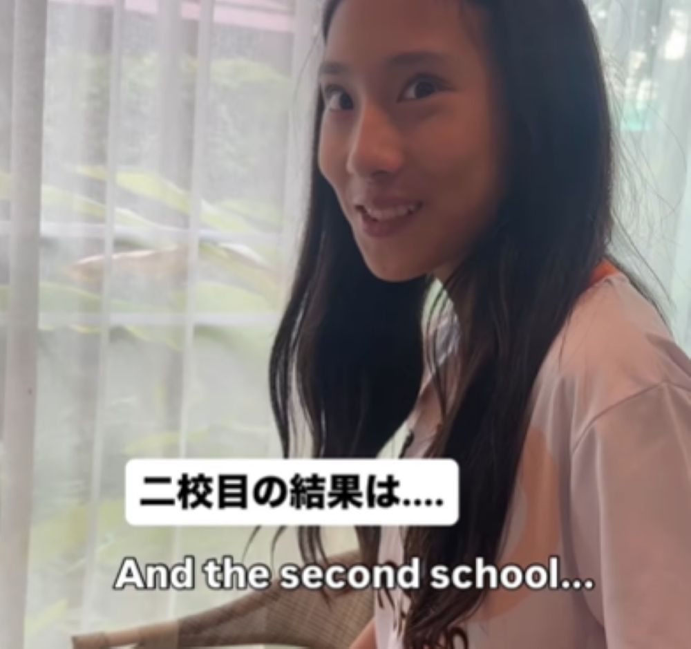 2校目の結果は…（＠jennie_yuzuhaさんより提供）