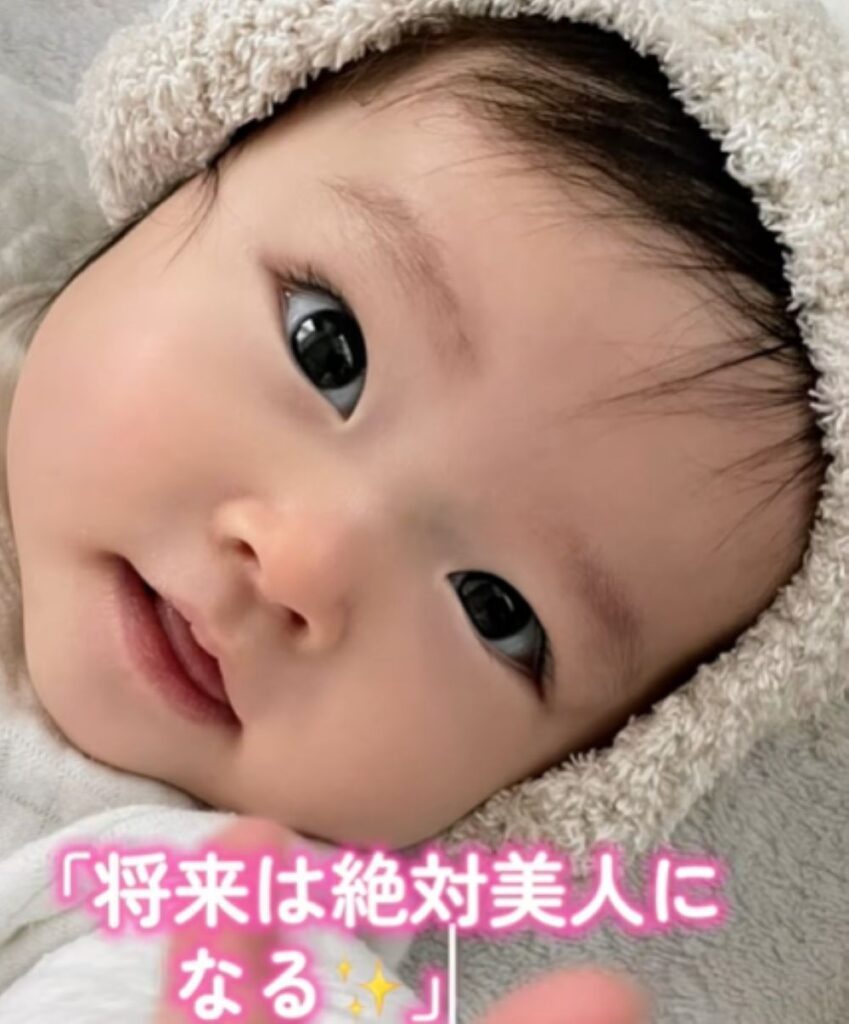 娘さんの様子①（＠cutebabytokerさんより提供）