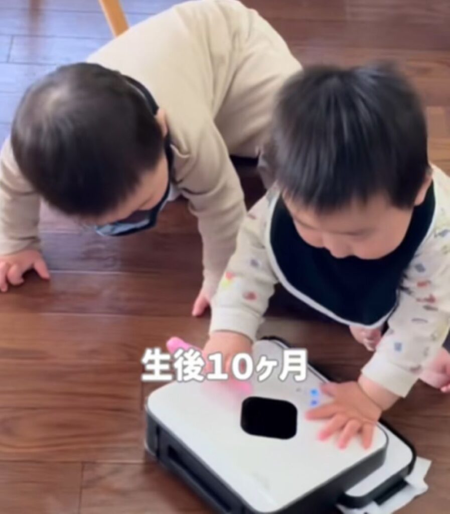 生後10ヶ月（＠twins_recipi_yuさんより提供）