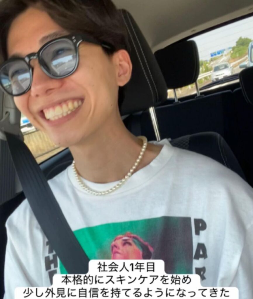 社会人1年目の頃（＠satomo_dism_100dayspjさんより提供）