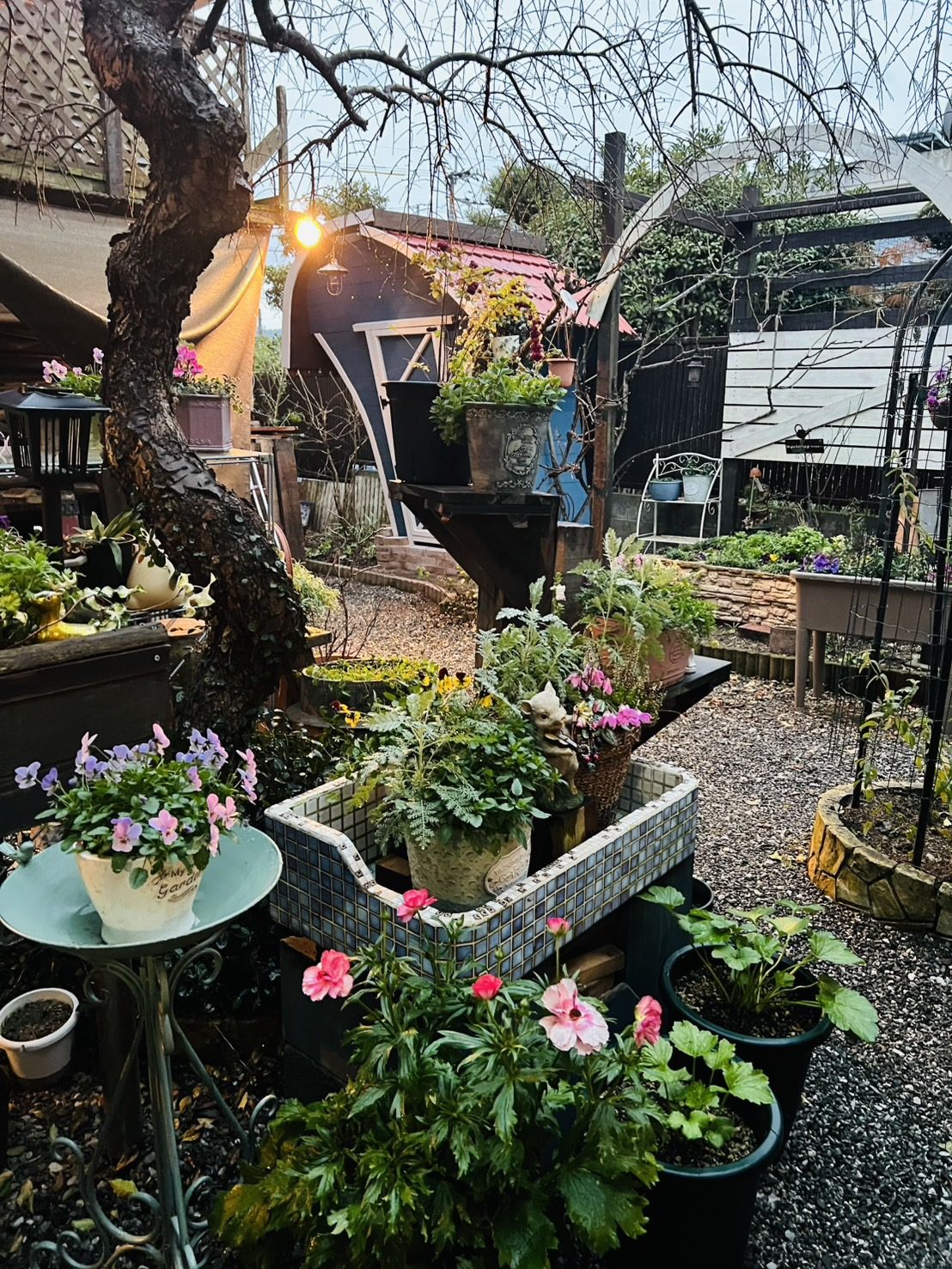 実家に帰省した娘が庭で見つけたモノに違和感。父が作ったまさかのモノに…「待って」「凄い…!」「父天才」