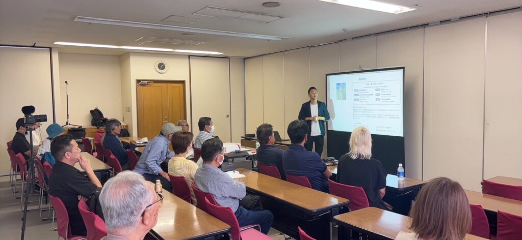 犯罪予防AI教室の様子