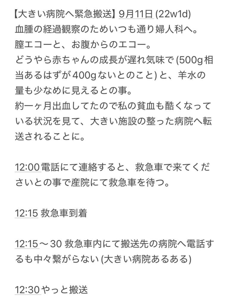 出産前の出血⑤