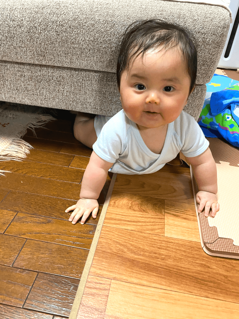 ずり這いの息子さん（@ syo_yu.broさんより提供）