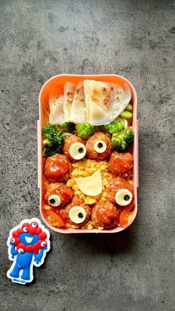 パパさん作のお弁当⑨（＠yu_ijukazokuさんより提供）